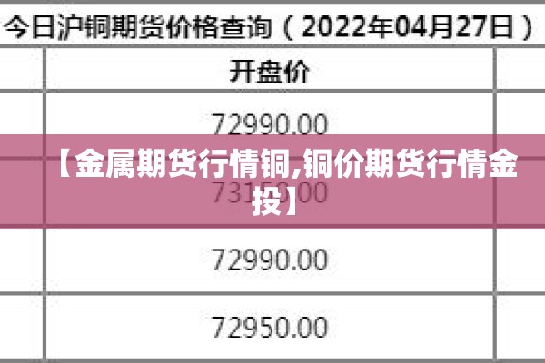 【金属期货行情铜,铜价期货行情金投】 【金属期货行情铜,铜价期货行情金投】