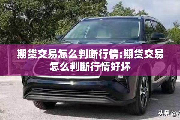 期货交易怎么判断行情:期货交易怎么判断行情好坏