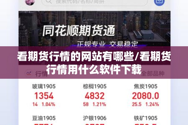 看期货行情的网站有哪些/看期货行情用什么软件下载