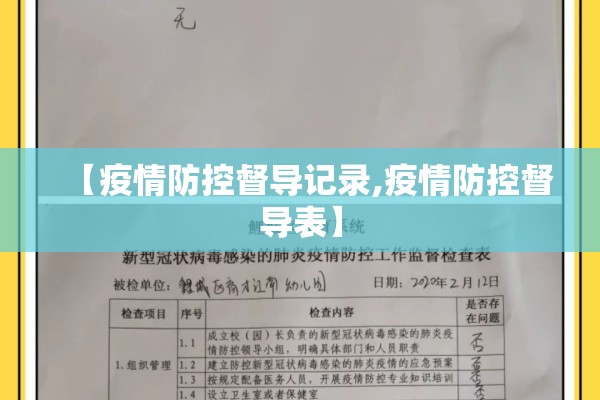 【疫情防控督导记录,疫情防控督导表】