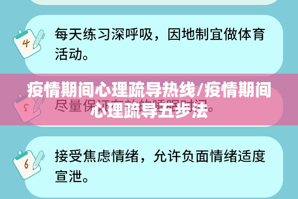 疫情期间心理疏导热线/疫情期间心理疏导五步法