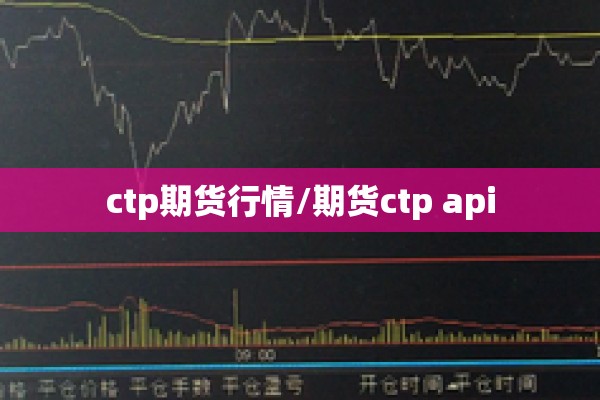 ctp期货行情/期货ctp api