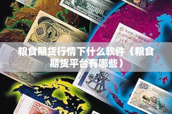 粮食期货行情下什么软件（粮食期货平台有哪些）