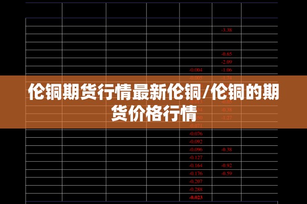 伦铜期货行情最新伦铜/伦铜的期货价格行情