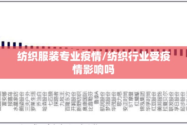 纺织服装专业疫情/纺织行业受疫情影响吗 纺织服装专业疫情/纺织行业受疫情影响吗