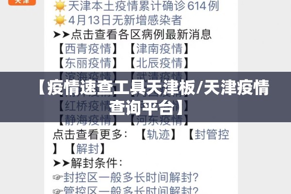 【疫情速查工具天津板/天津疫情查询平台】