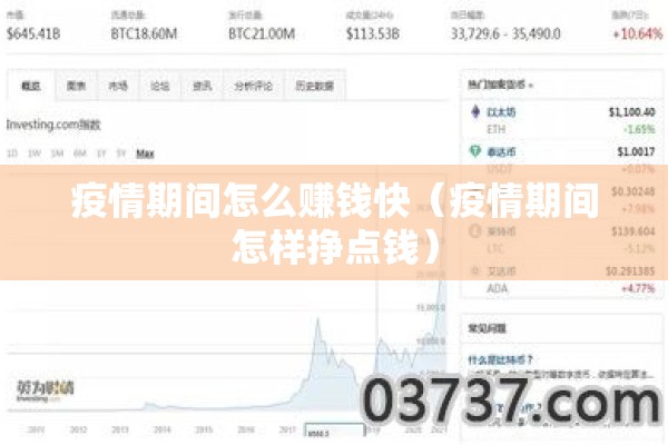 疫情期间怎么赚钱快（疫情期间怎样挣点钱）