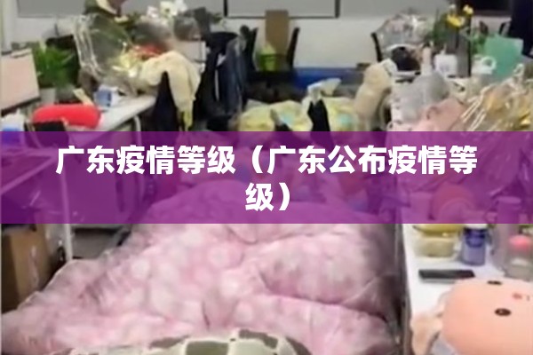 广东疫情等级(广东公布疫情等级) 广东疫情等级(广东公布疫情等级)
