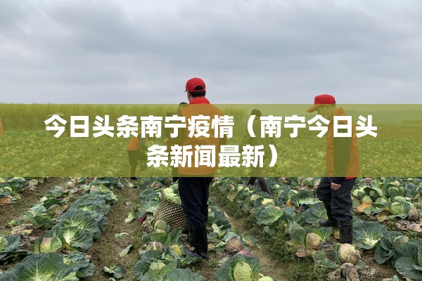 今日头条南宁疫情（南宁今日头条新闻最新）