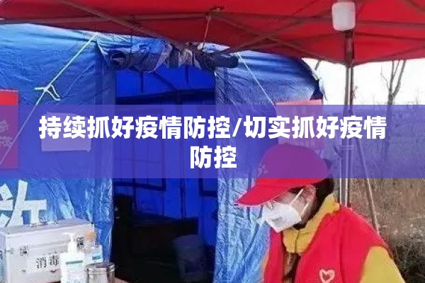 持续抓好疫情防控/切实抓好疫情防控
