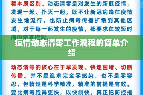 疫情动态清零工作流程的简单介绍