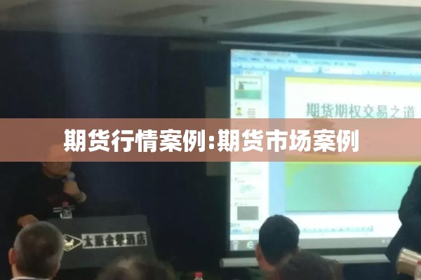 期货行情案例:期货市场案例