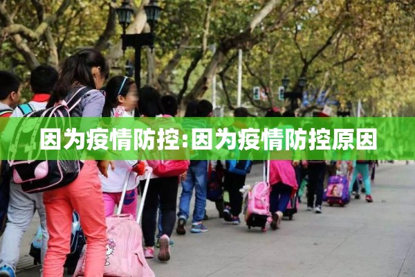 因为疫情防控:因为疫情防控原因 因为疫情防控:因为疫情防控原因