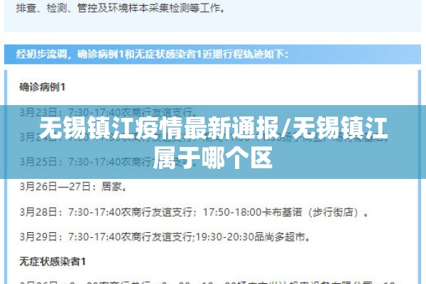 无锡镇江疫情最新通报/无锡镇江属于哪个区
