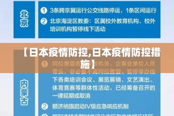 【日本疫情防控,日本疫情防控措施】