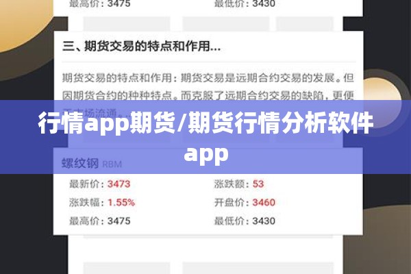 行情app期货/期货行情分析软件app