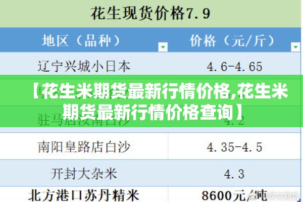 【花生米期货最新行情价格,花生米期货最新行情价格查询】 【花生米期货最新行情价格,花生米期货最新行情价格查询】