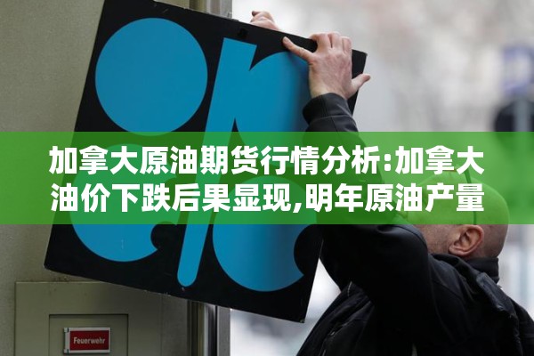 加拿大原油期货行情分析:加拿大油价下跌后果显现,明年原油产量恐停滞不前