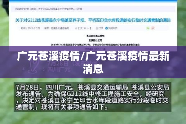 广元苍溪疫情/广元苍溪疫情最新消息 广元苍溪疫情/广元苍溪疫情最新消息