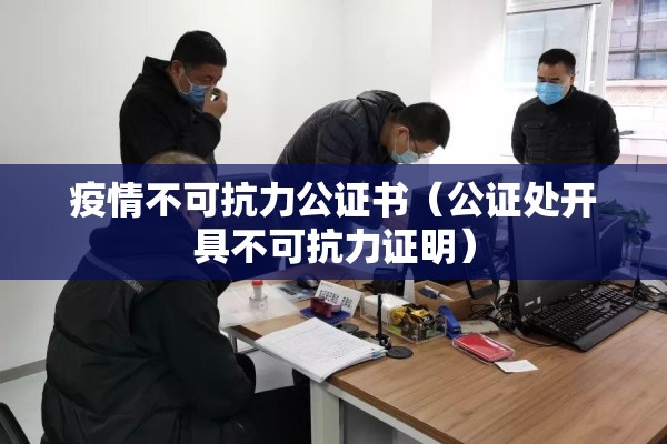 疫情不可抗力公证书(公证处开具不可抗力证明) 疫情不可抗力公证书(公证处开具不可抗力证明)