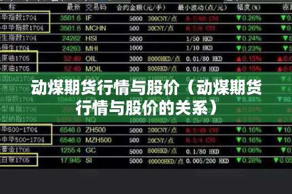 动煤期货行情与股价(动煤期货行情与股价的关系) 动煤期货行情与股价(动煤期货行情与股价的关系)