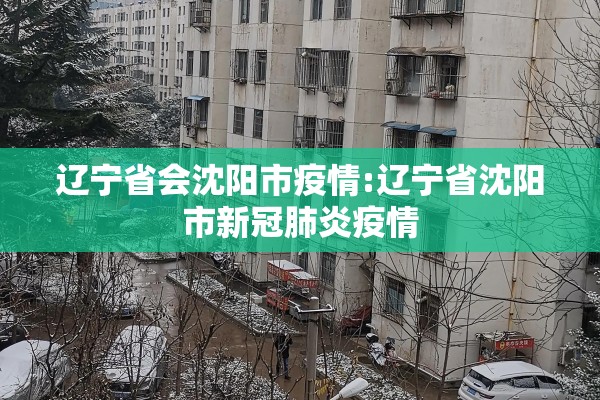 辽宁省会沈阳市疫情:辽宁省沈阳市新冠肺炎疫情 辽宁省会沈阳市疫情:辽宁省沈阳市新冠肺炎疫情