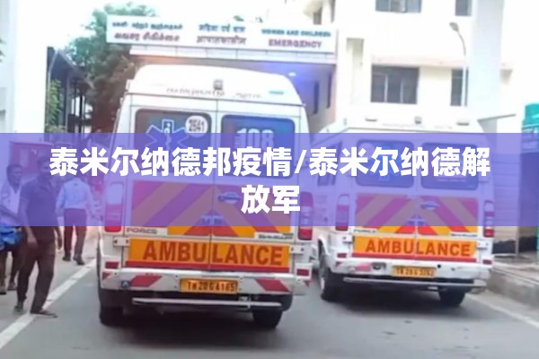 泰米尔纳德邦疫情/泰米尔纳德解放军 泰米尔纳德邦疫情/泰米尔纳德解放军