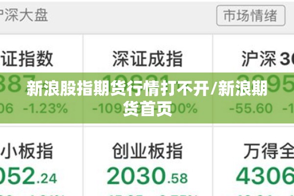 新浪股指期货行情打不开/新浪期货首页 新浪股指期货行情打不开/新浪期货首页