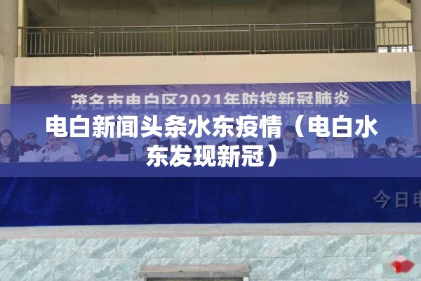电白新闻头条水东疫情（电白水东发现新冠）