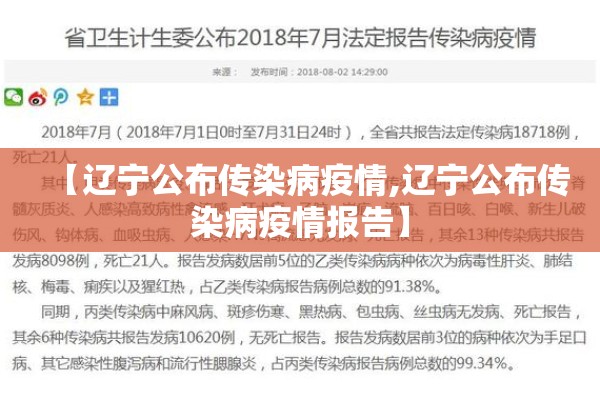 【辽宁公布传染病疫情,辽宁公布传染病疫情报告】