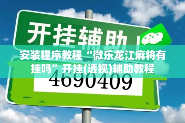 安装程序教程“雀神广东麻将怎么打才能赢!辅助神器插件下载