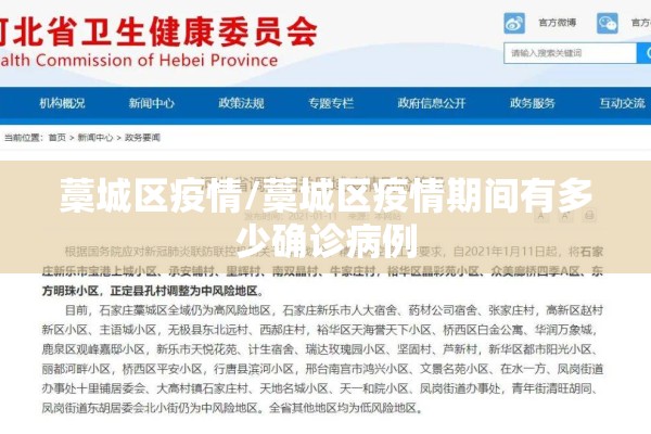 藁城区疫情/藁城区疫情期间有多少确诊病例