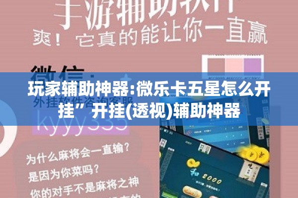 辅助教程“微乐免费建房是真的么”开挂辅助脚本+详细开挂安装教程