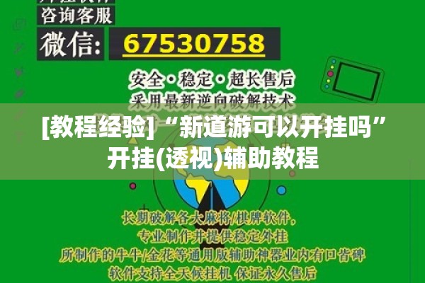 [教程经验]“新道游可以开挂吗”开挂(透视)辅助教程