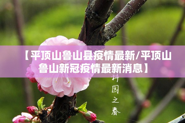 【平顶山鲁山县疫情最新/平顶山鲁山新冠疫情最新消息】 【平顶山鲁山县疫情最新/平顶山鲁山新冠疫情最新消息】