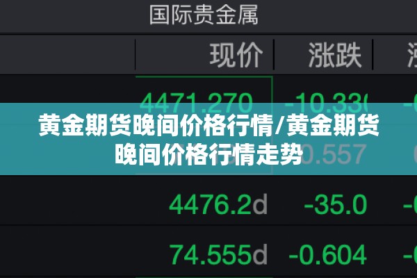 黄金期货晚间价格行情/黄金期货晚间价格行情走势 黄金期货晚间价格行情/黄金期货晚间价格行情走势