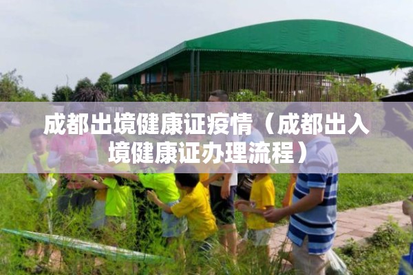 成都出境健康证疫情(成都出入境健康证办理流程) 成都出境健康证疫情(成都出入境健康证办理流程)