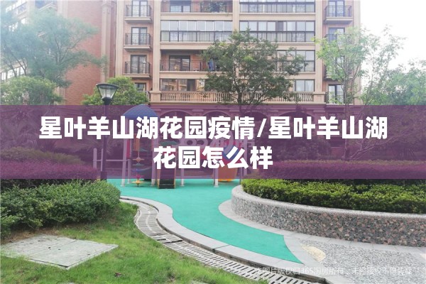 星叶羊山湖花园疫情/星叶羊山湖花园怎么样