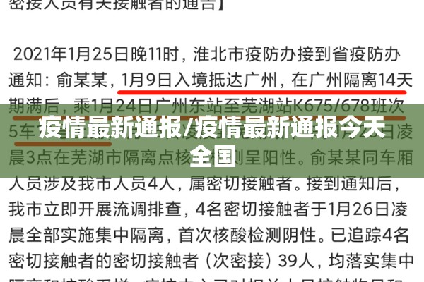 疫情最新通报/疫情最新通报今天全国 疫情最新通报/疫情最新通报今天全国