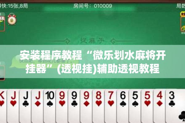 安装程序教程“微乐划水麻将开挂器”(透视挂)辅助透视教程