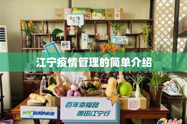 江宁疫情管理的简单介绍