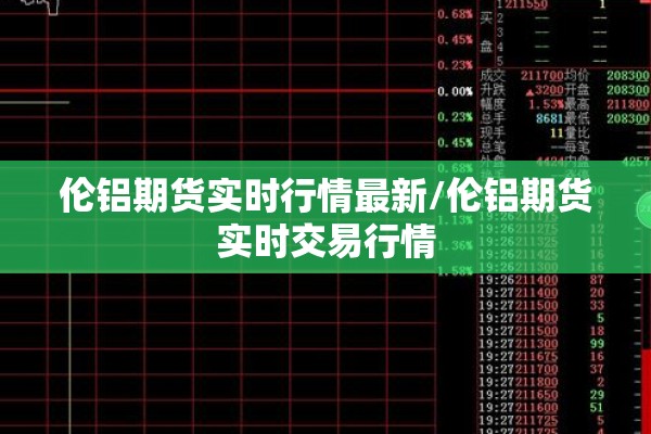 伦铝期货实时行情最新/伦铝期货实时交易行情