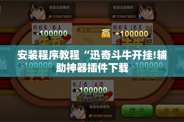 安装程序教程“迅奇斗牛开挂!辅助神器插件下载