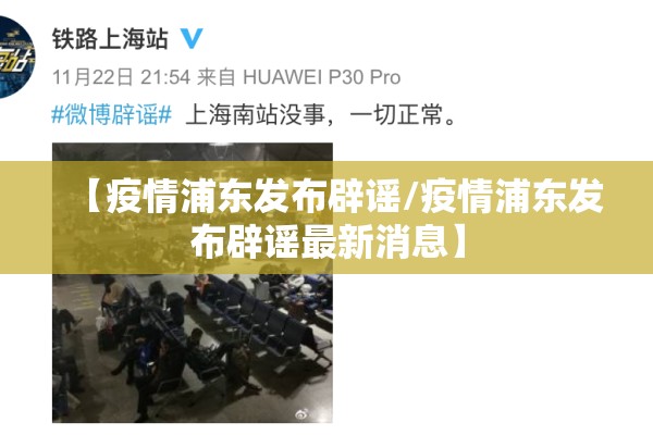 【疫情浦东发布辟谣/疫情浦东发布辟谣最新消息】