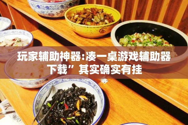 玩家辅助神器:凑一桌游戏辅助器下载”其实确实有挂