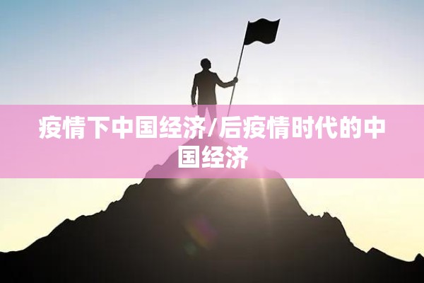 疫情下中国经济/后疫情时代的中国经济 疫情下中国经济/后疫情时代的中国经济