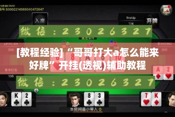 安装程序教程“皇冠十三水可以开挂吗”开挂(透视)辅助神器