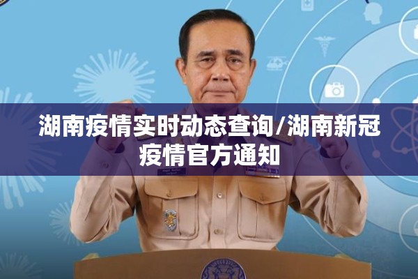 湖南疫情实时动态查询/湖南新冠疫情官方通知