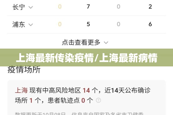 上海最新传染疫情/上海最新病情