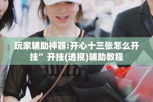 安装程序教程“开心跑得快有挂吗”分享装挂详细步骤